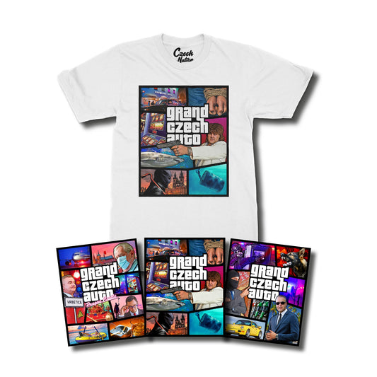 Tričko GCA "devadesátky" + 3 plakáty A3 ZDARMA
